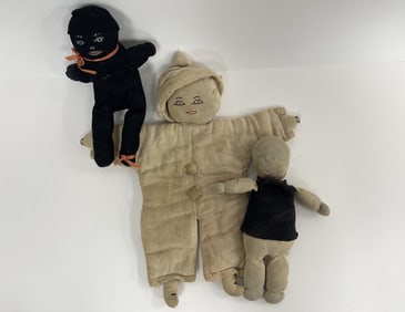 3 RAG DOLLS