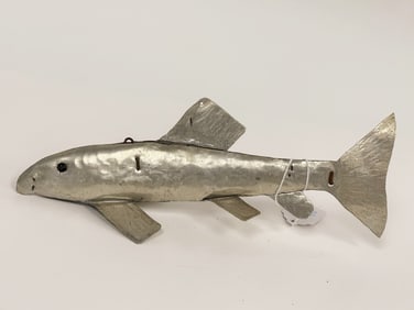 FOLK ART CARVED AND PAINTED FISH DECOY