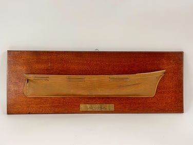 SHIP HALF MODEL MOUNTED