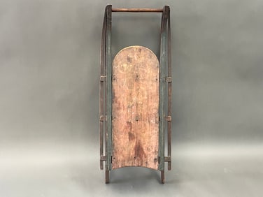 PRIMITIVE PAINTED SLED