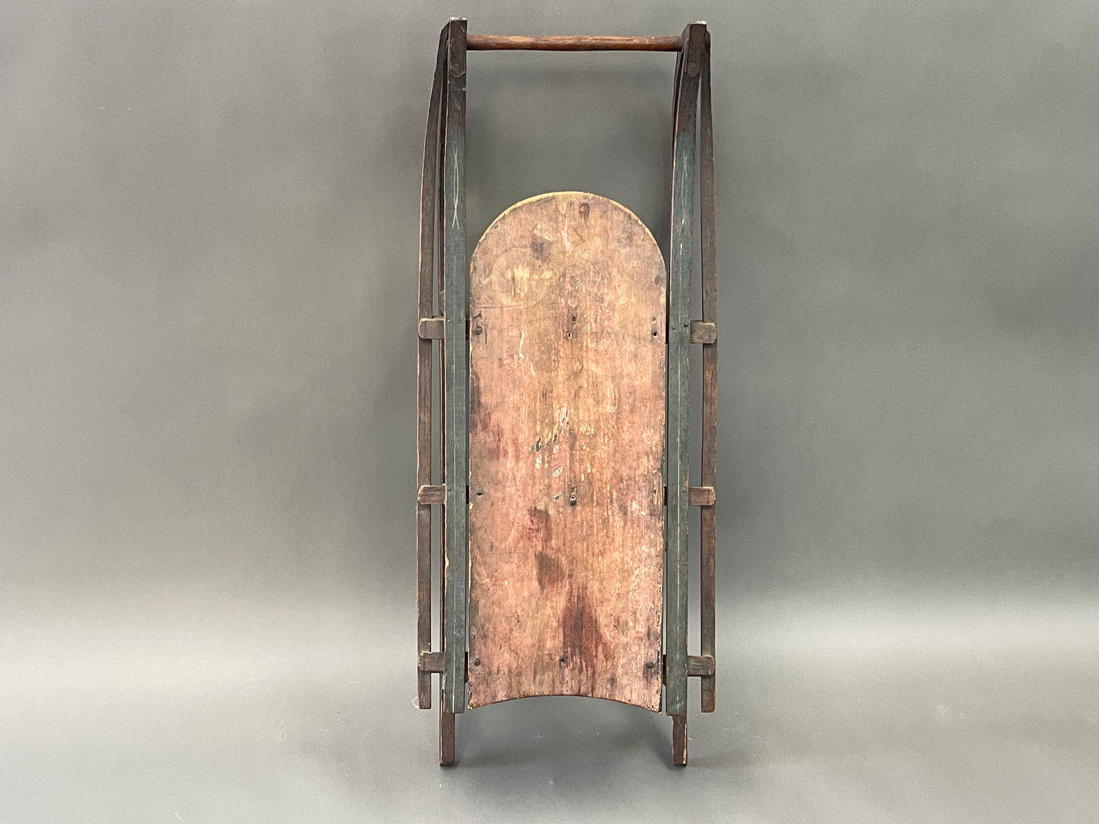 PRIMITIVE PAINTED SLED (1 of 2)