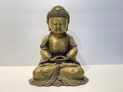 LARGE BRONZE SEATED LADY: LARGE BRONZE SEATED LADY 10 X 12