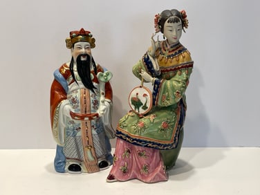 TWO CHINESE FIGURES