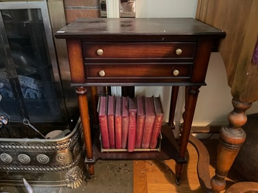 TWO DRAWER STAND