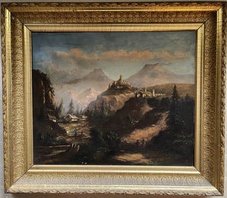 O/C PAINTING HUDSON RIVER STYLE