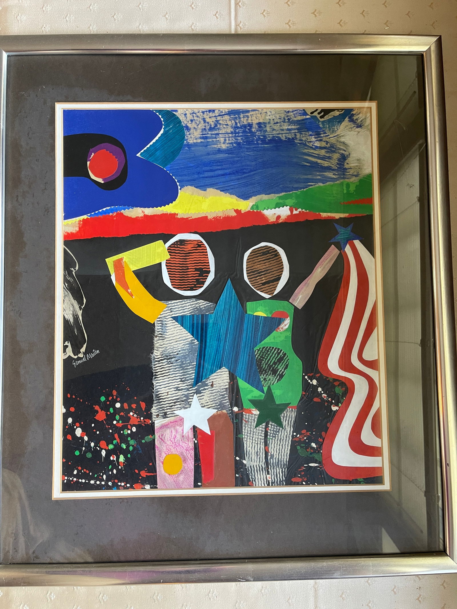 MODERN ART LITHOGRAPH SIGNED SAMUEL MAITEN (1 of 4)