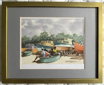 W/C PAINTING BY LARVE BELGRAVE