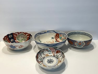 FOUR MISC. BOWLS