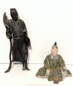 TWO ASIAN FIGURES