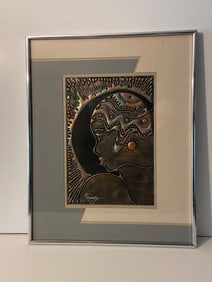 ABSTRACT ART 3D OF WOMAN