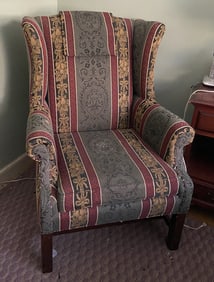 UPHOLSTERED ARM CHAIR 44 X 18 SEAT