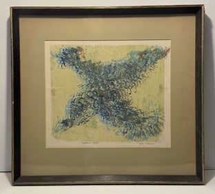 "ARTIST PROOF" SILKSCREEN BY RUTH NAULT , WINCHESTER,MA