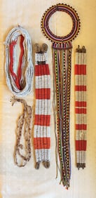 COLLECTION OF NATIVE BEADS 14"-38"