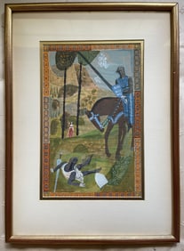 LITHOGRAPH OF KNIGHTS