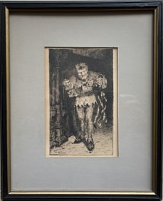 WILLIAM MERRIT CHASE, 1879, THE COURT JESTER