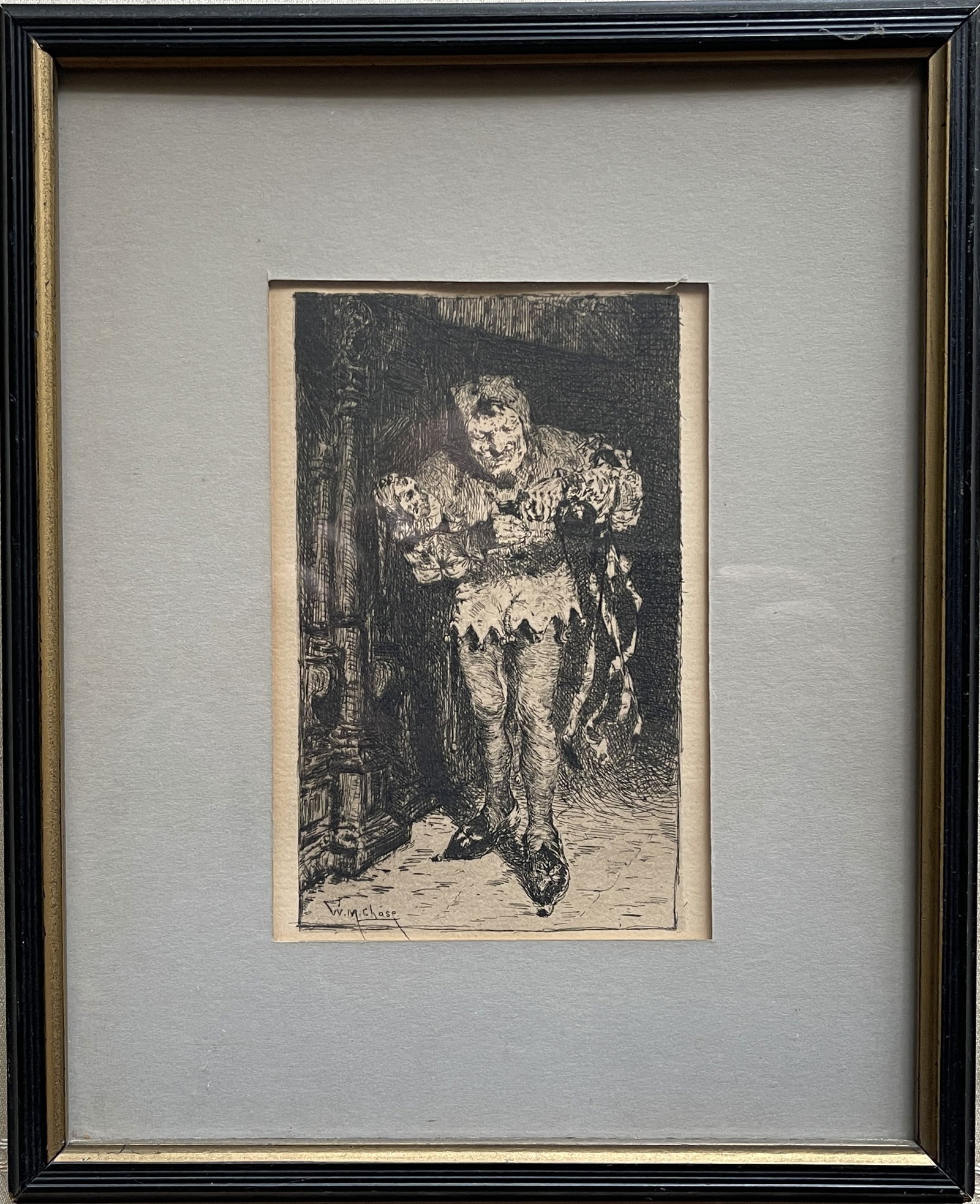 WILLIAM MERRIT CHASE, 1879, THE COURT JESTER (1 of 4)