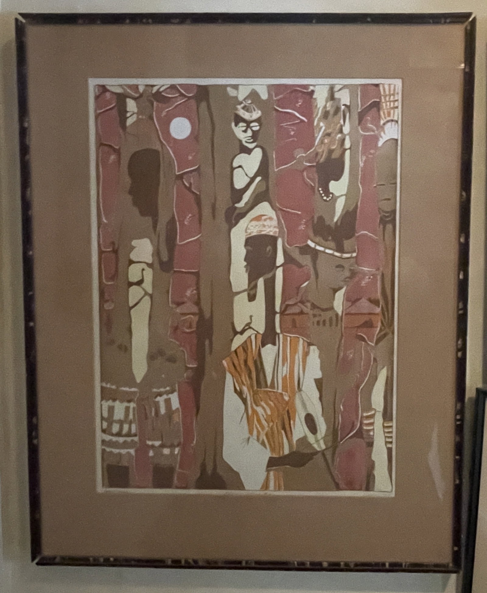 ARTISTS PROOF 1974 AFRICAN ART SIGNED CEESAY? EVENING WORLD #2: ARTISTS PROOF 1974 AFRICAN ART SIGNED CEESAY? EVENING WORLD #2