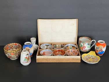 GROUPING OF MINIATURE ASIAN WARE