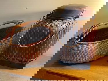 TWO LARGE BASKETS, CONTAINER