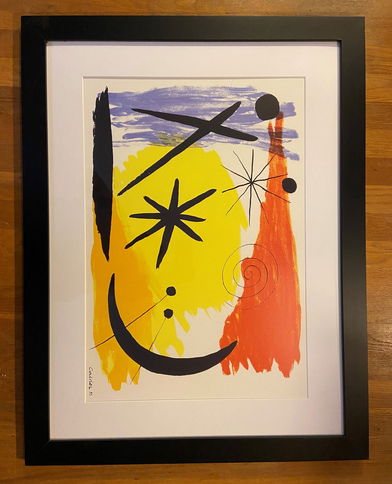 ABSTRACT ART SIGNED CALDER (1 of 3)