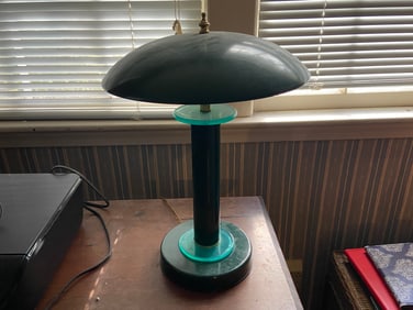 GREEN DESK LAMP
