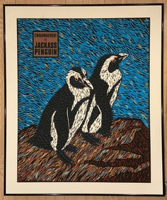 JACKASS PENGUIN SCREEN PRINT 69/85 FELICIA REAGAN 1985