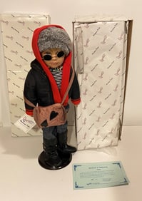 HEIRLOOM DOLL, DUCKHOUSE, HEIDI W/ TAGS, 21 X 7 X 6