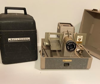 TWO PROJECTORS, BELL AND HOWELL, TDC