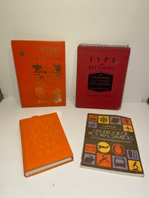 FOUR BOOKS ON FONTS