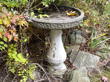 CONCRETE BIRD BATH 18 X 25