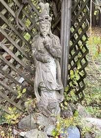 LARGE CONCRETE STATUE 52" T