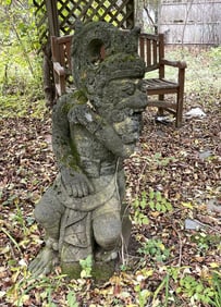 LARGE CONCRETE GARDEN STATUE 42" T