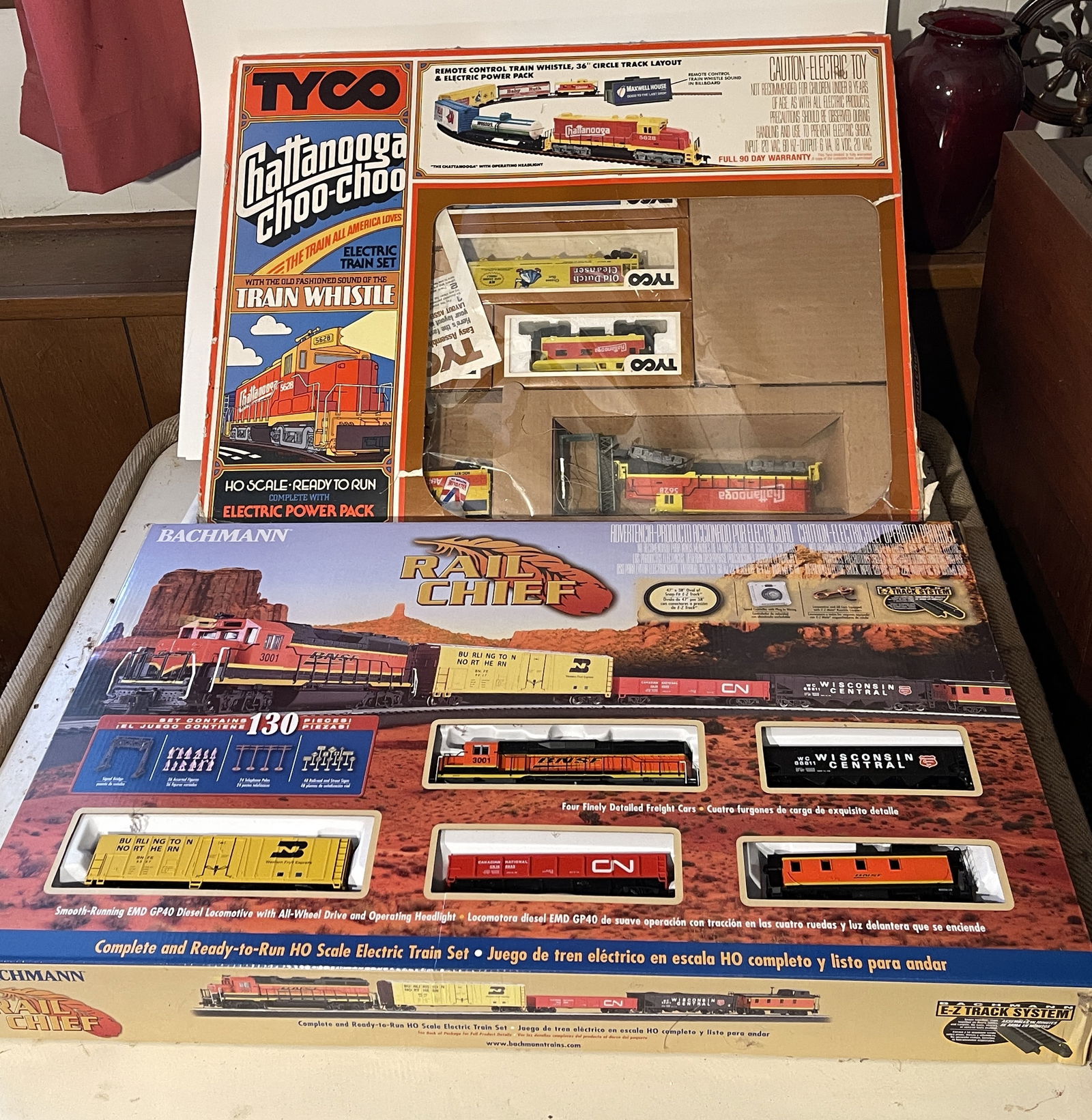 TWO TRAIN SETS, TYCO, RAIL CHIEF (1 of 3)