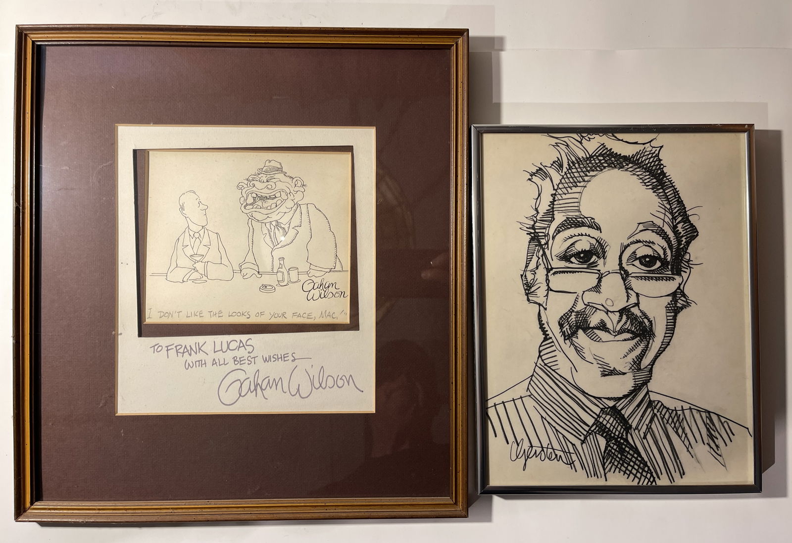 CARICATURE BY PLAYBOY ARTIST GAHAN WILSON, 8 X 10, 9 X 12 (1 of 3)