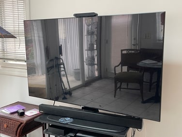 55" SAMSUNG FLAT SCREEN TV UNTESTED