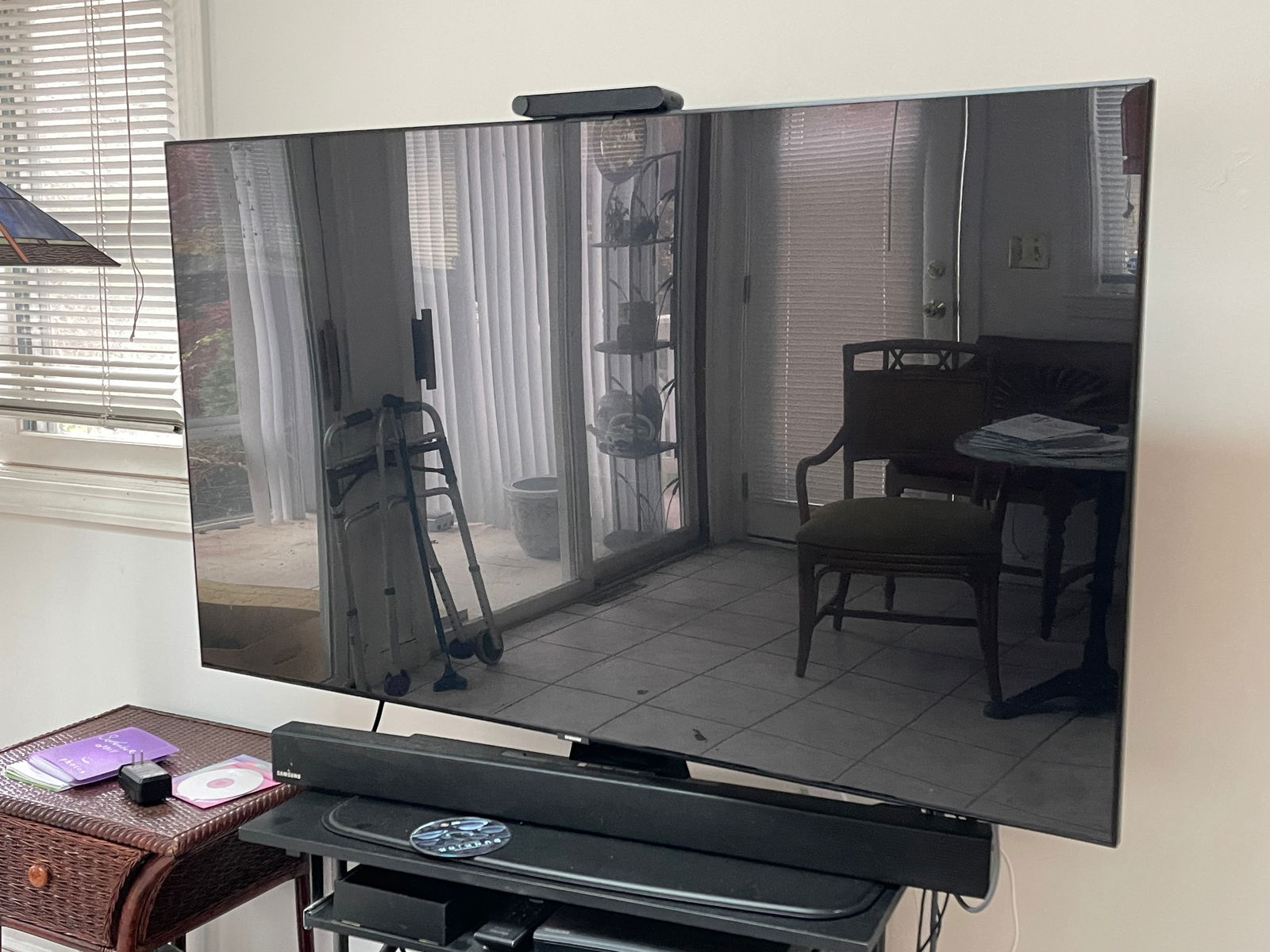 55" SAMSUNG FLAT SCREEN TV UNTESTED (1 of 2)