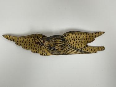 DIMINUTIVE CARVED AND PAINTED EAGLE