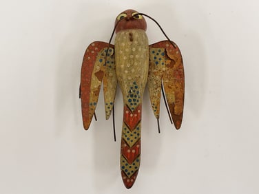 FOLK ART PAINTED FISH DECOY