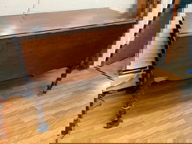 FEDERAL DROP LEAF MAHOGANY TABLE