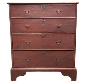 PERIOD QUEEN ANNE NARROW BLANKET CHEST