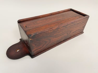 18TH C HANGING CANDLE BOX