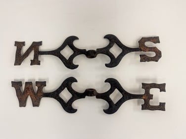 EXCELLENT PAIR VANE DIRECTIONALS