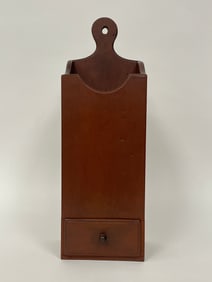 18TH C CHERRY PIPE BOX C 1760-80, CT