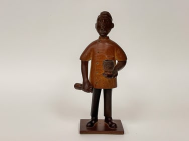 RARE AFRICAN AMERICAN PHARMACIST CARVING