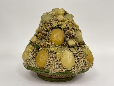 20th C Doris Stauble lemon/lime arrangement