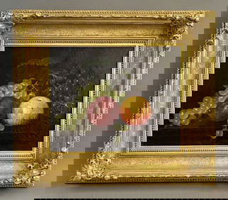 WONDERFUL OIL ON CANVAS PAINTING BY EDWARD C LEAVITT 1868