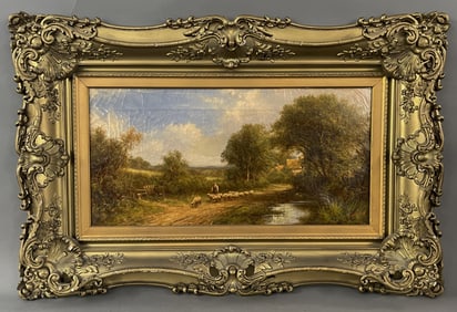 O/C PAINTING OF SHEEP