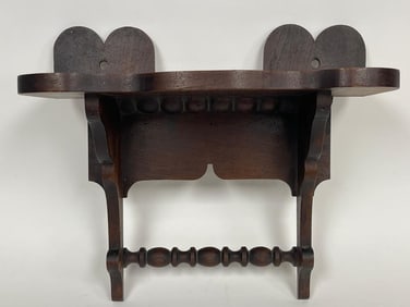 BOLD HANGING SHELF C.1800 WALNUT,