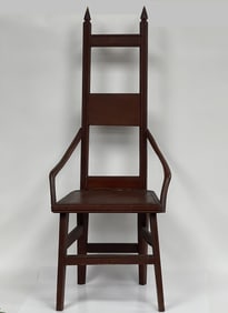 FOLKY CHAIR IN RED PAINT