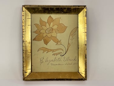 WATERCOLOR ELIZABETH ULRICH , UNIONTOWN SCHOO